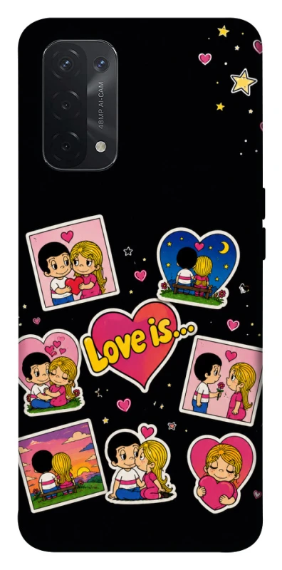 Чехол на Oppo A54 5G / A74 5G Love is фото 1 из 1