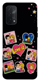 Чехол на Oppo A54 5G / A74 5G Love is фото 1 из 1