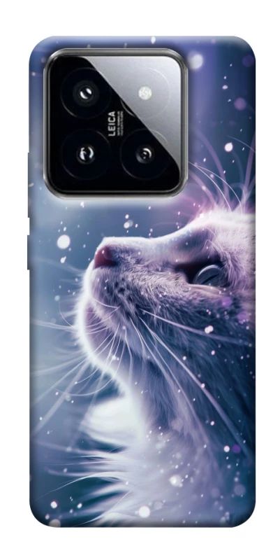 Чохол на Xiaomi 14 Pro Snow cat фото 1 з 1