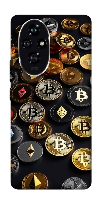 Чехол на Honor 200 Many coins фото 1 из 1