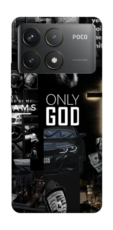 Чохол на Xiaomi Poco F6 Pro Only God фото 1 з 1