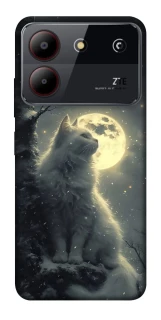 Чохол на ZTE Blade A54 4G Кіт під місяцем фото 1 з 1