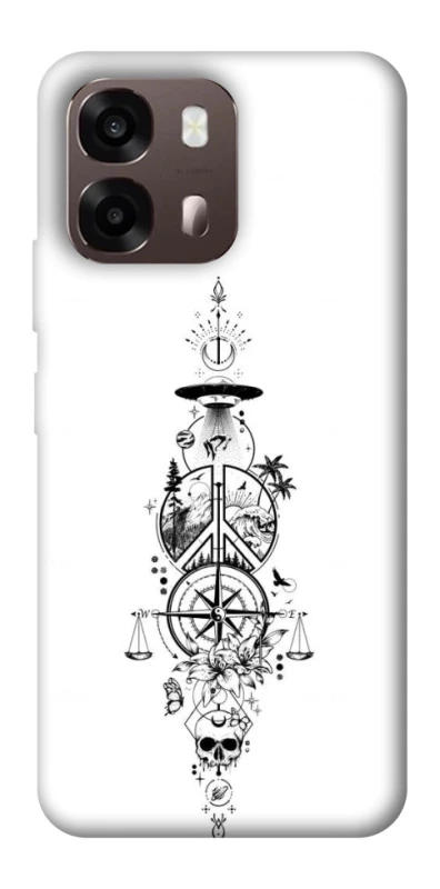 Чехол на Oppo A6 Tattoo ver.7 фото 1 из 2
