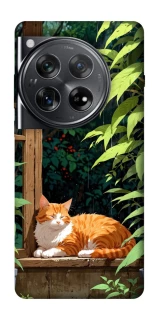 Чехол на OnePlus 12 red cat фото 1 из 1