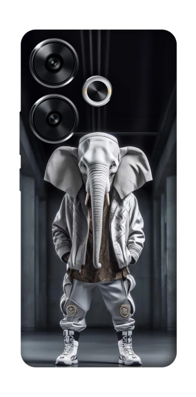 Чохол на Xiaomi Poco F6 Слон v2 фото 1 з 1