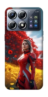 Чехол на Xiaomi POCO X8 Pro Cyber space girl ver.5 фото 1 из 1