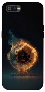 Чехол на Realme C2 Fire Bitcoin фото 1 из 1