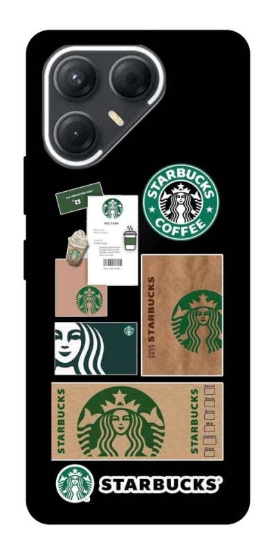 Чохол на TECNO Pova 7 Starbucks coffee фото 1 з 1