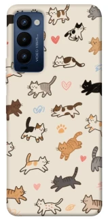Чехол на TECNO Camon 18 Cat style ver.2 фото 1 из 1