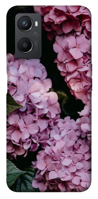 Чохол на Oppo A96 Рожеві гартензії фото 1 з 1