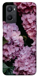 Чехол на Oppo A96 Розовые гартензии фото 1 из 1
