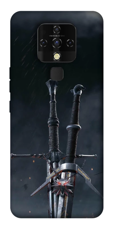 Чехол на TECNO Camon 16 SE Мечи Ведьмака фото 1 из 1