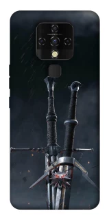 Чехол на TECNO Camon 16 SE Мечи Ведьмака фото 1 из 1