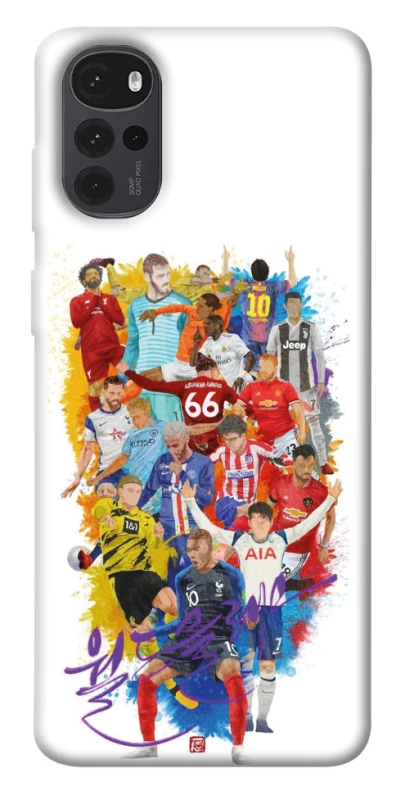 Чохол на Motorola Moto G22 Football Abstract v2 фото 1 з 1