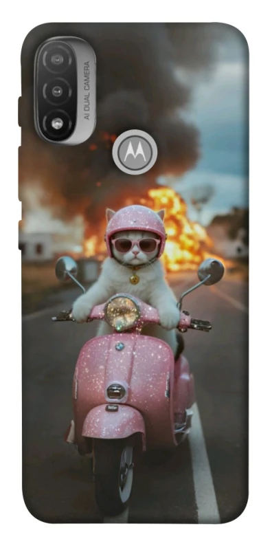 Чохол на Motorola Moto E20 Exploding Kittens ver.3 фото 1 з 1