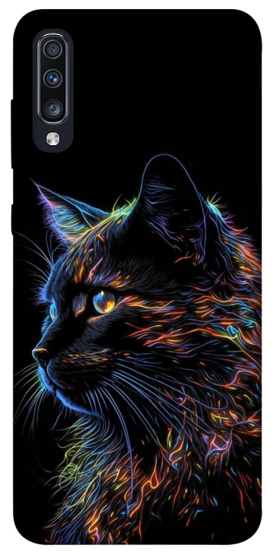 Чохол на Samsung Galaxy A70 (A705F) Чорний кіт фото 1 з 1