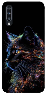 Чохол на Samsung Galaxy A70 (A705F) Чорний кіт фото 1 з 1