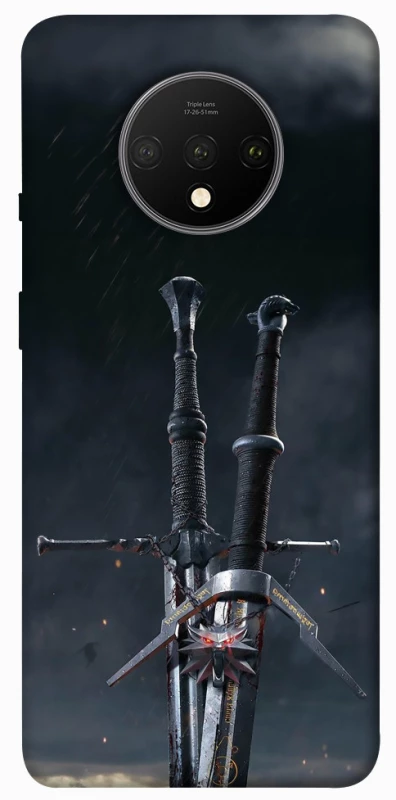 Чехол на OnePlus 7T Мечи Ведьмака фото 1 из 1