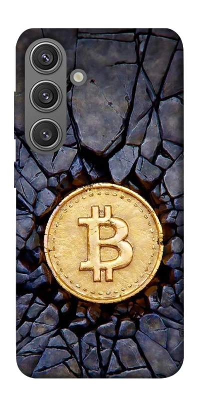 Чохол на Samsung Galaxy S24 Bitcoin cracks фото 1 з 1