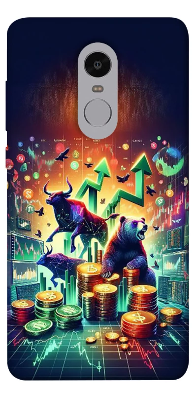 Чехол на Xiaomi Redmi Note 4X / Note 4 (Snapdragon) Crypto market фото 1 из 1