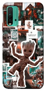 Чехол на Xiaomi Redmi Note 9 4G / Redmi 9 Power Mini Groot v2 фото 1 из 1