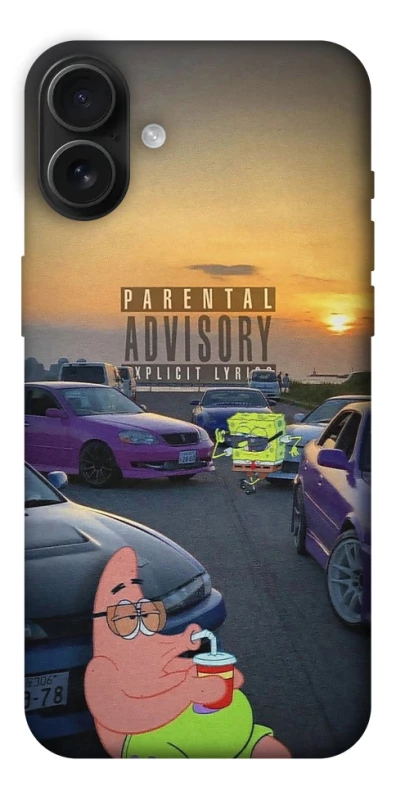 Чохол на Apple iPhone 16 Plus Патрік на перегонах фото 1 з 1