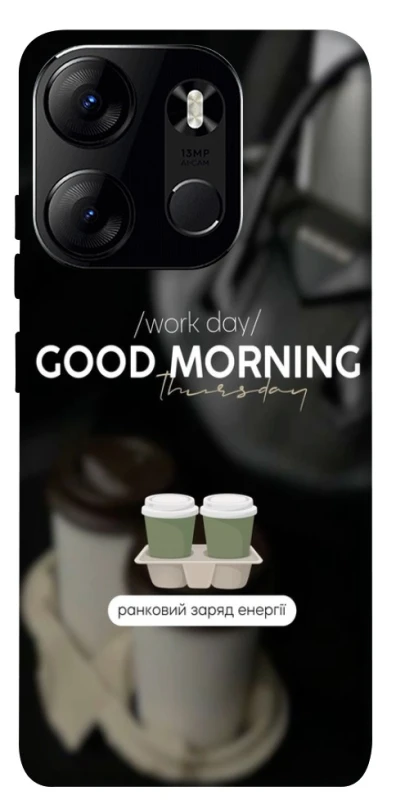 Чохол на Tecno Spark Go 2023 Thursday coffee фото 1 з 1
