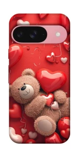 Чехол на Google Pixel 9 bear in hearts фото 1 из 1