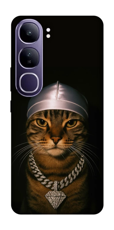 Чехол на Vivo Y300 Cat in Bling фото 1 Чехол на Vivo Y300 Cat in Bling фото 1 из 1