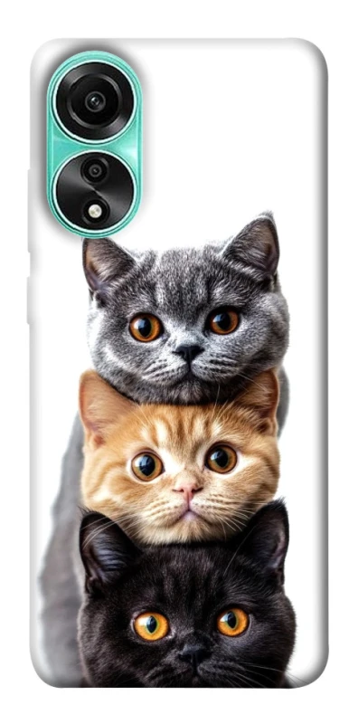 Чохол на Oppo A78 4G Гарні котики фото 1 з 1