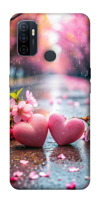 Чохол на Oppo A53 / A32 / A33 Pink heart фото 1 з 1