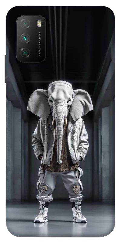 Чохол на Xiaomi Poco M3 Слон v2 фото 1 з 1