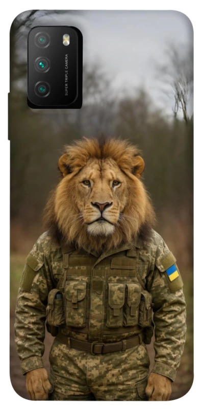 Чохол на Xiaomi Poco M3 Лев захисник фото 1 з 1