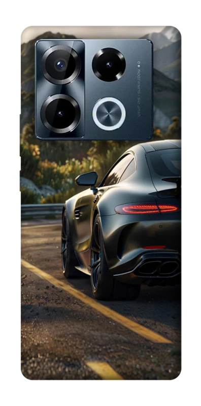 Чехол на Infinix Note 40 Pro 4G Car in the mountains фото 1 из 1