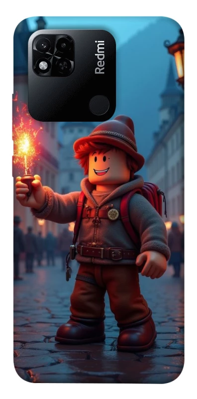 Чохол на Xiaomi Redmi 10A Roblox Fire Logo Blue Flames фото 1 з 1