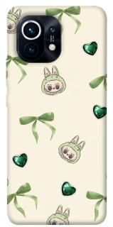 Чохол на Xiaomi Mi 11 Labubu Green Heart фото 1 з 1