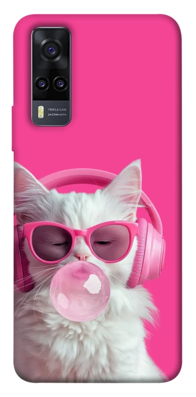Чохол на Vivo Y31 Pink kitty фото 1 з 1