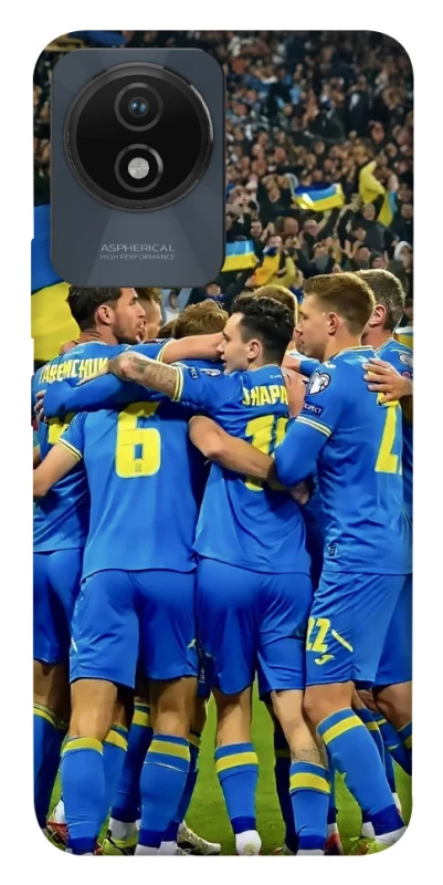 Чехол на Vivo Y02 Сборная Украины v3 фото 1 из 1