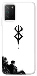 Чохол на Xiaomi Poco M3 berserk white фото 1 з 1