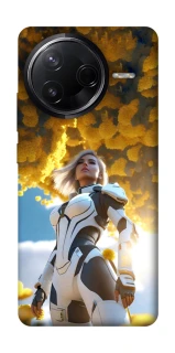 Чохол на Infinix Note 50 Pro Cyber space girl ver.3 фото 1 з 1