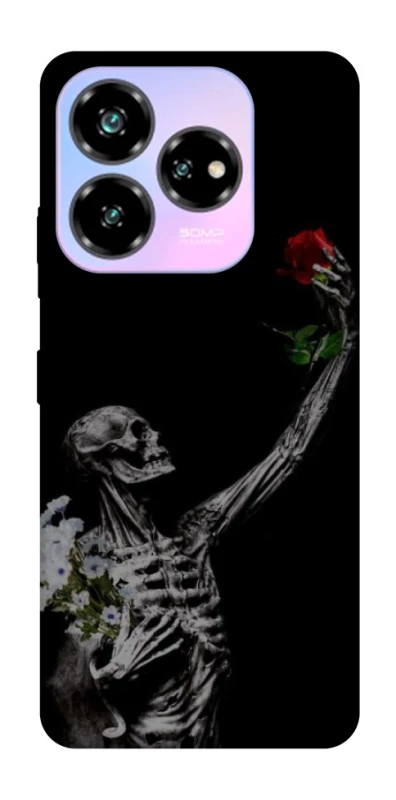 Чехол на ZTE Nubia V60 Desing Skeleton vs Rose фото 1 из 1
