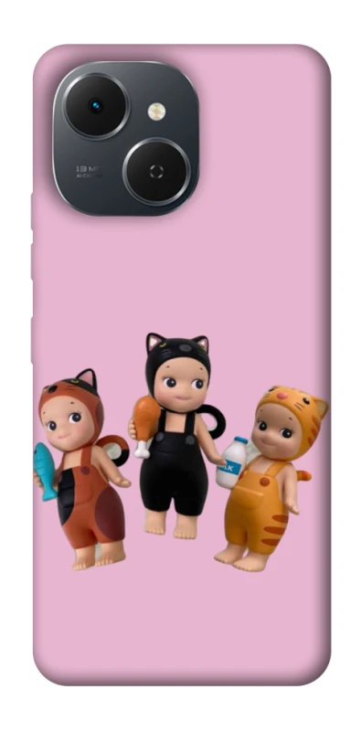 Чохол на TECNO Spark 40C Cat Cafe Trio фото 1 з 1