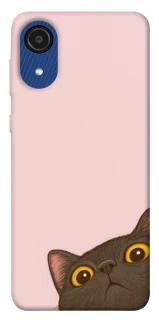 Чехол на Samsung Galaxy A03 Core Peeping cat фото 1 Чехол на Samsung Galaxy A03 Core Peeping cat фото 1 из 1