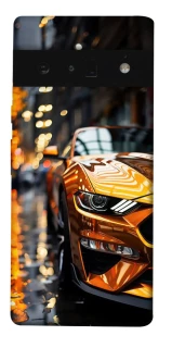 Чохол на Google Pixel 6 Pro Golden sports car фото 1 з 1