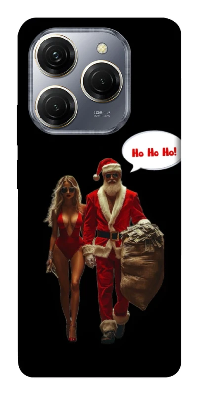 Чехол на TECNO Spark 20 Pro Bad Santa фото 1 из 1