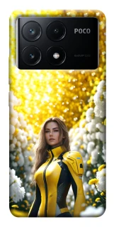 Чехол на Xiaomi Poco X6 Cyber space girl ver.2 фото 1 из 1