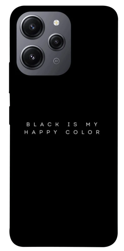 Чохол на Xiaomi Redmi 12 Black color фото 1 з 1