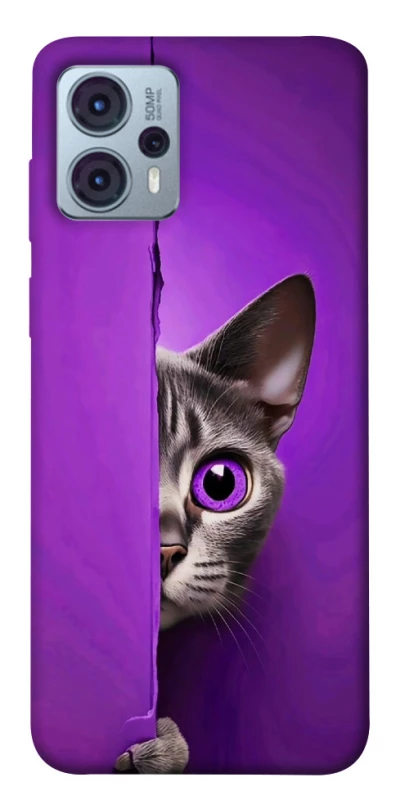 Чохол на Motorola Moto G23 Кіт-підглядач фото 1 з 1