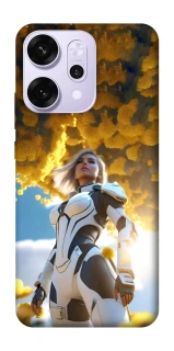 Чехол на Oppo Reno 14 Pro Cyber space girl ver.3 фото 1 из 1