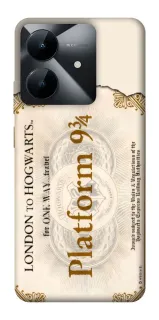 Чехол на Realme Note 60x Ticket 9-3/4 фото 1 из 1